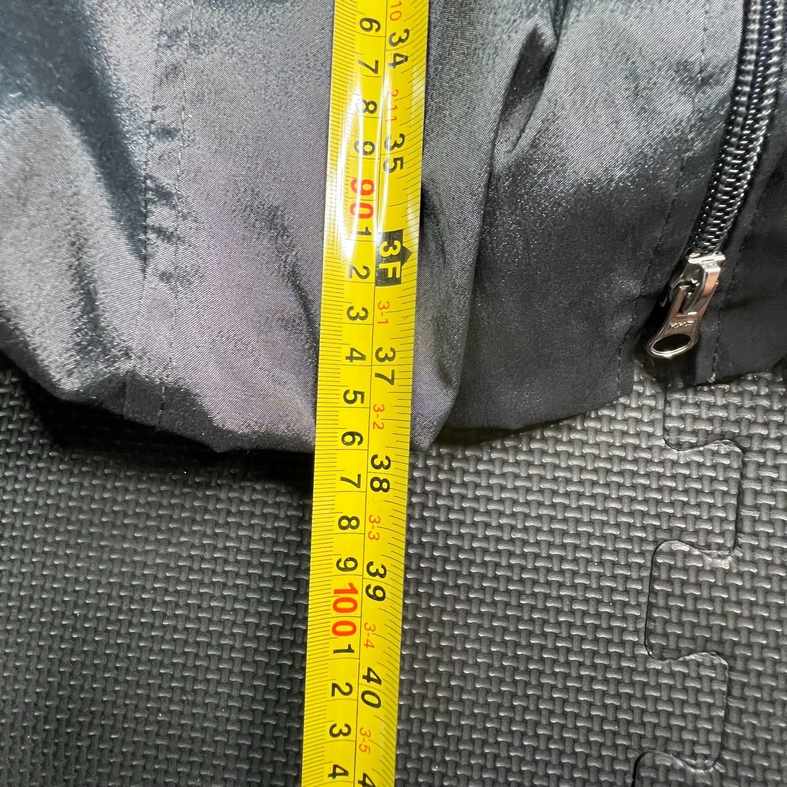 Joseph Ribkoff 03608 Black Sleeveless‎ Zip Front Long Vest Dress Sz 4 Bubble Hem - Image 14