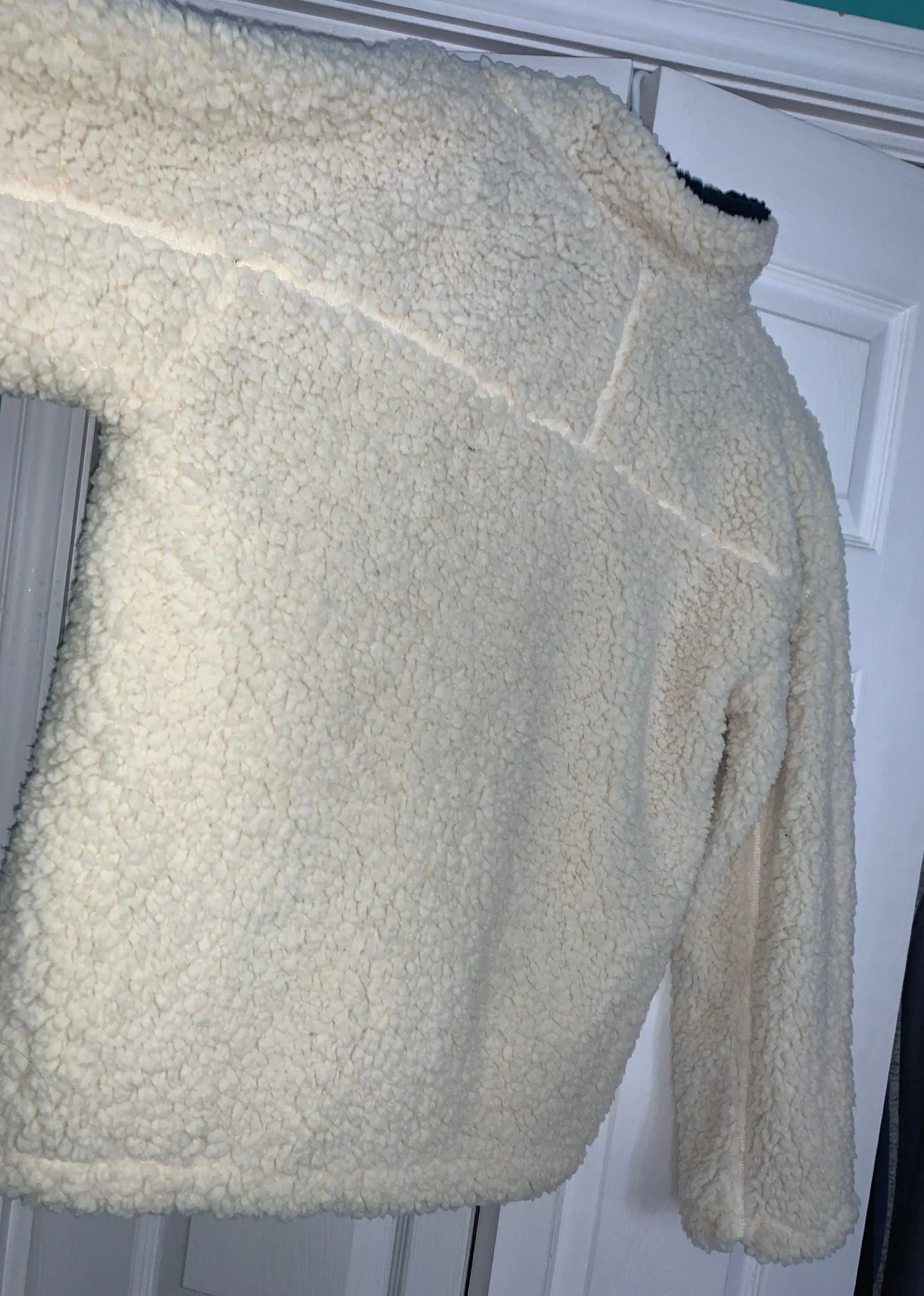 White Sherpa Pullover  - Image 7