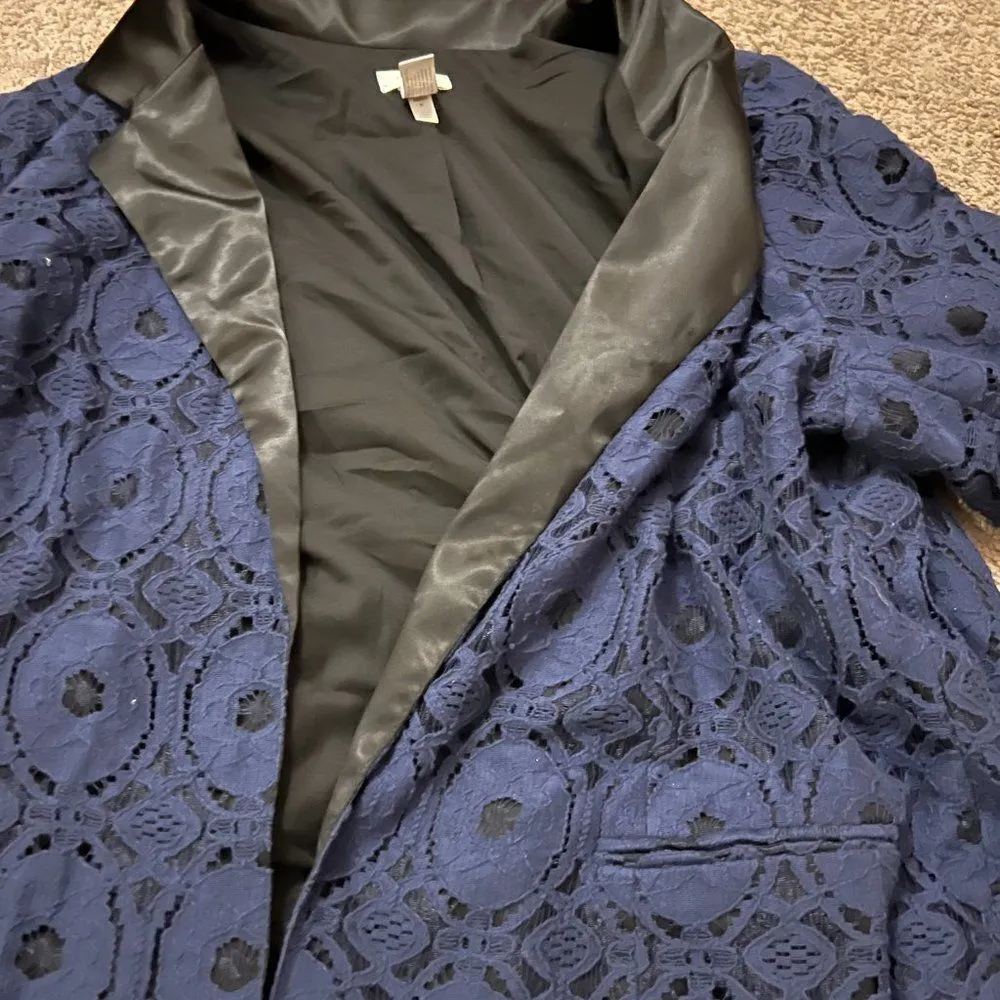 Chicos size 3 blazer jacket lace - Image 5