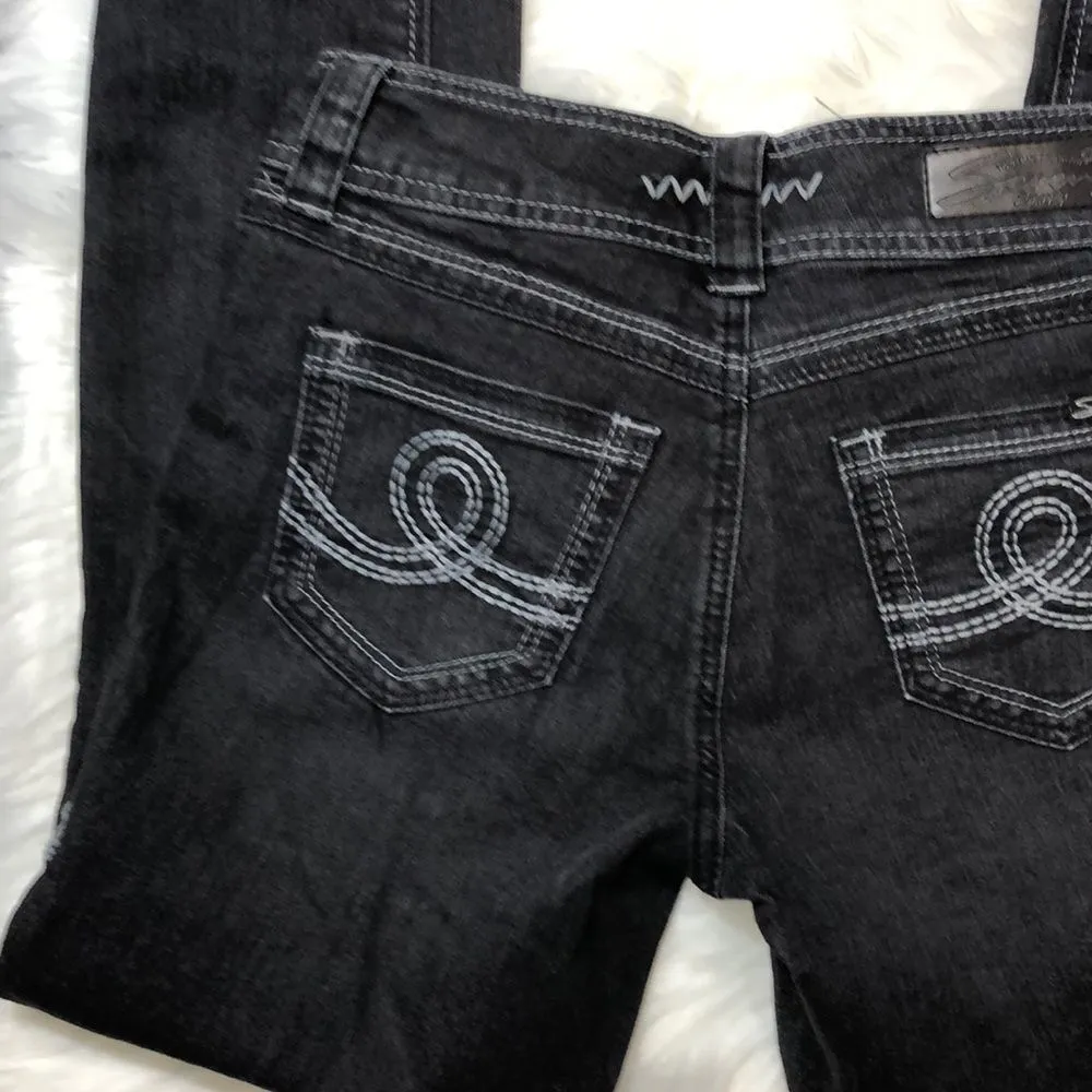 Seven7 Ankle Jeans Dark Gray or Faded Black 4 - Image 10