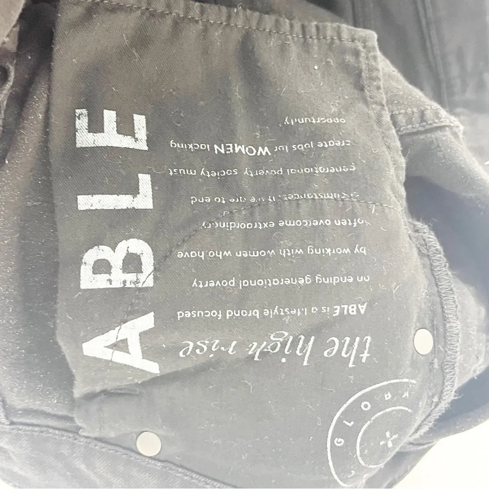 ABLE Black The High Rise 5 Pocket Jeans, Size 28 - Image 6