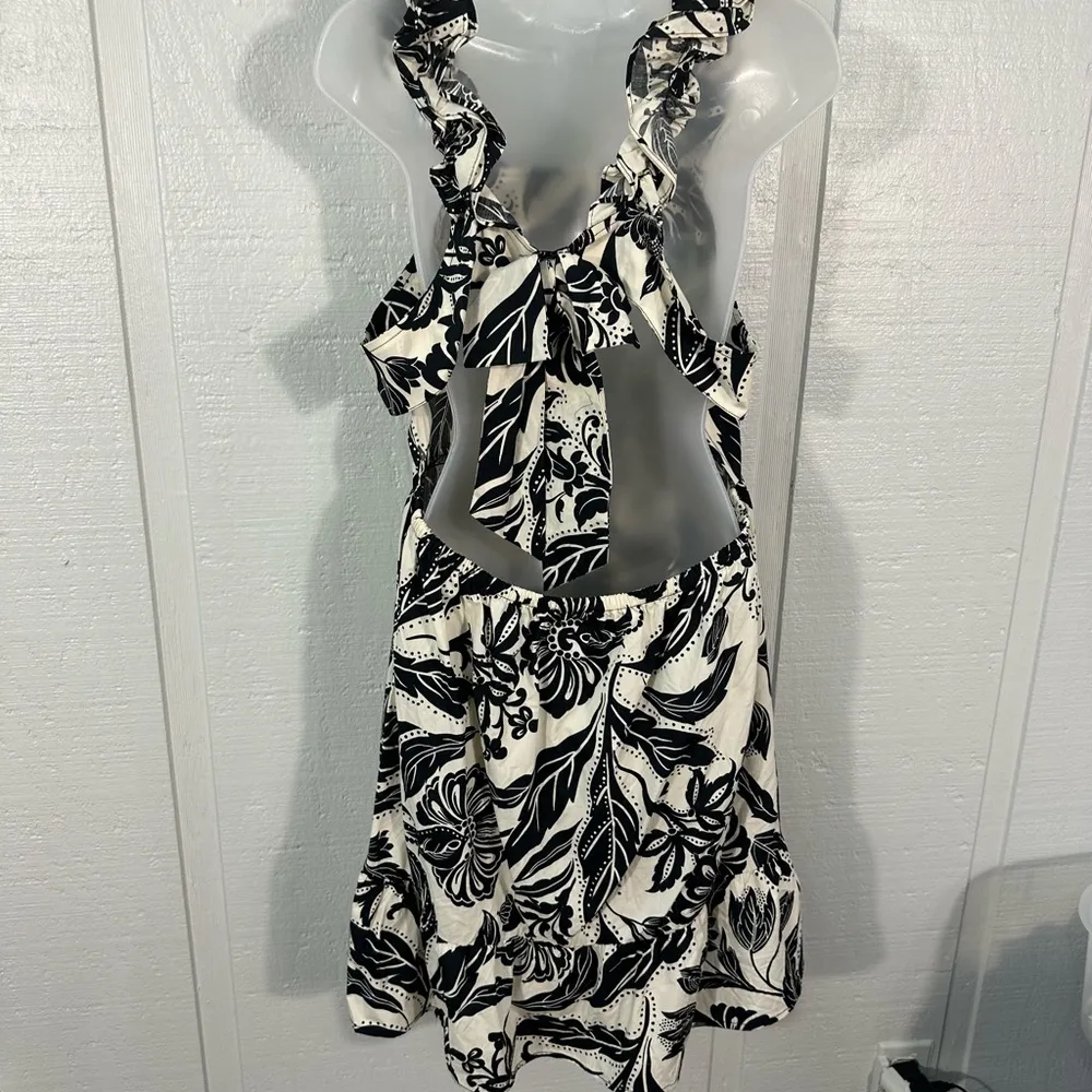 Who What Wear  Black and Crème Sleeveless Dress Size XL NWT - Image 9