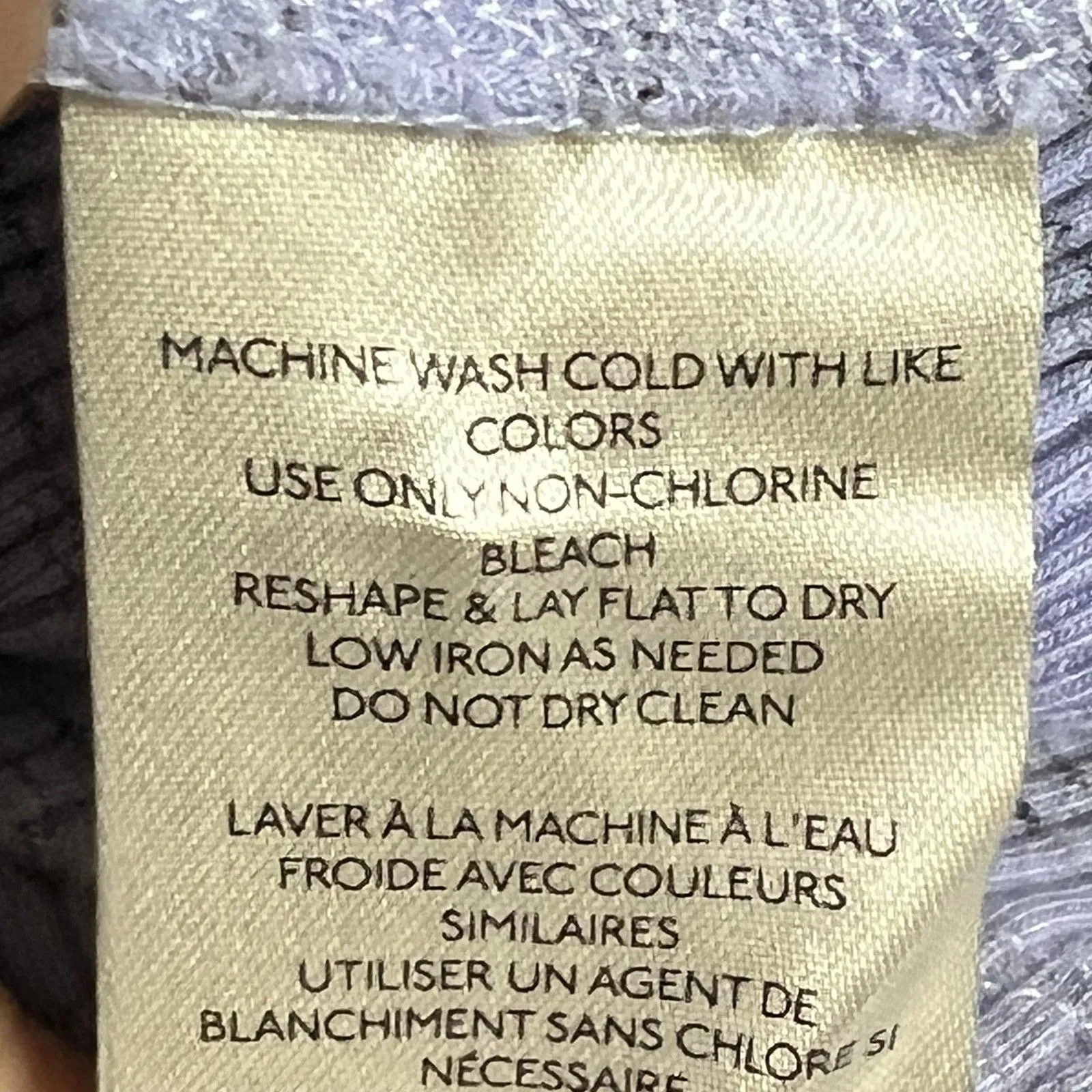 Pilcro Tank Top Womens Large Purple Lavender Ribbed Button Halter Frayed Boho - Image 7