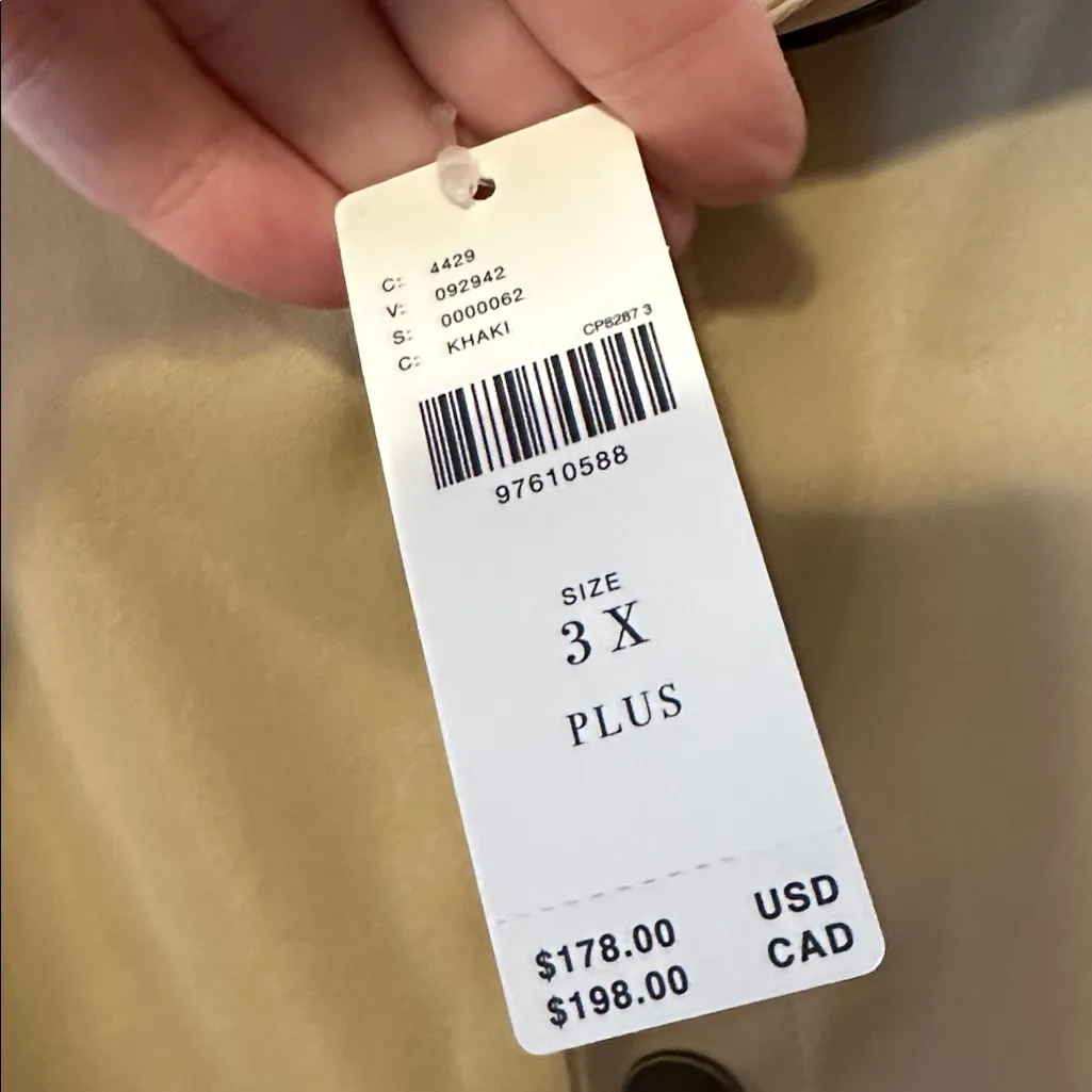 Anthropologie Maeve Hooded Utility Jacket Size 3X NWT - Image 9