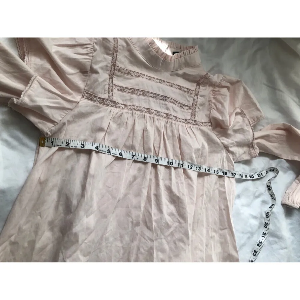 Wild Fable Women’s Dress, Long Sleeve High Neck Poplin Prairie Size Small - Image 8