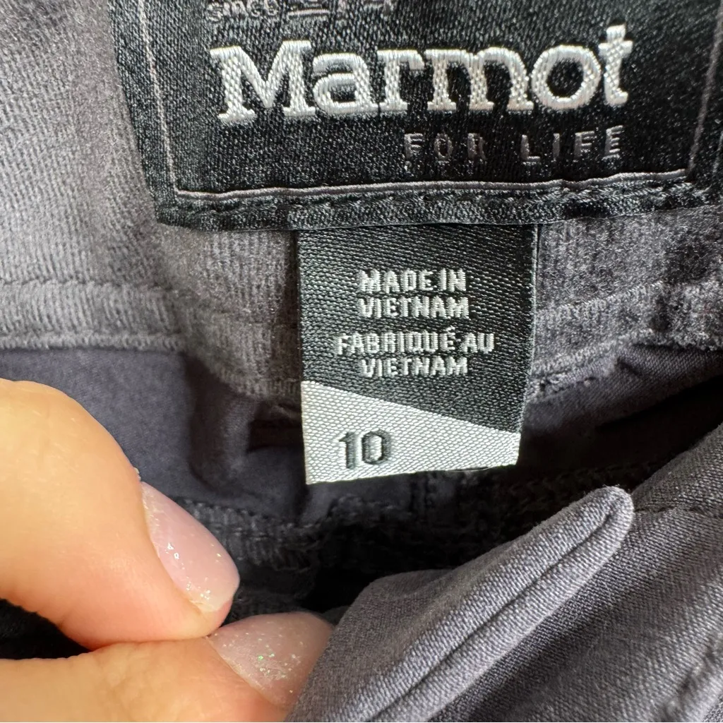 Marmot Women’s Gray‎ Straight Leg Pants Size 10 - Image 4