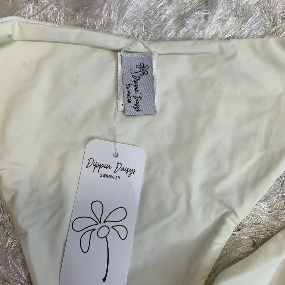NWT Dippin' Daisy's Ivory Eyelet Bikini Bottoms Sz XL - Image 3