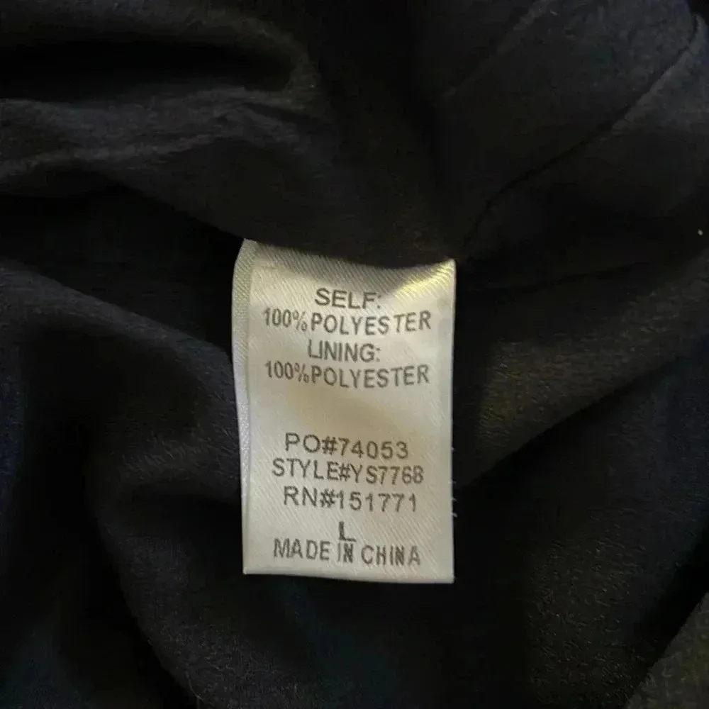 Gilli Plaid Mini Skirt K1 Yellow Size L - Image 5