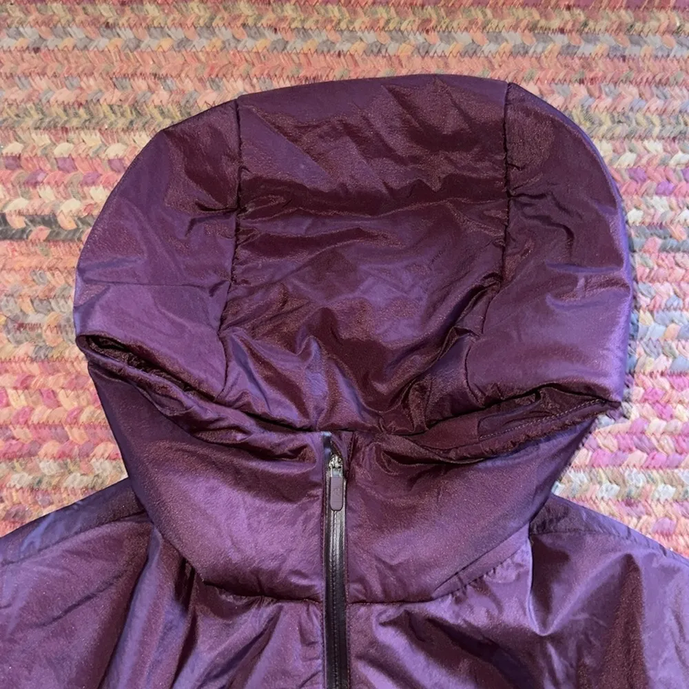 LULULEMON MAROON GOOSE DOWN RUNNING JACKET WARM ATHLETIC WINTER - Image 2
