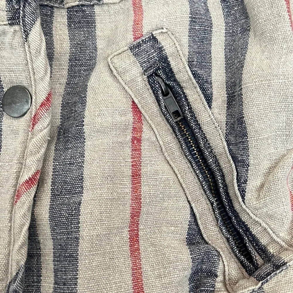 Free People  Moto Linen Jacket-Oversized - Image 10