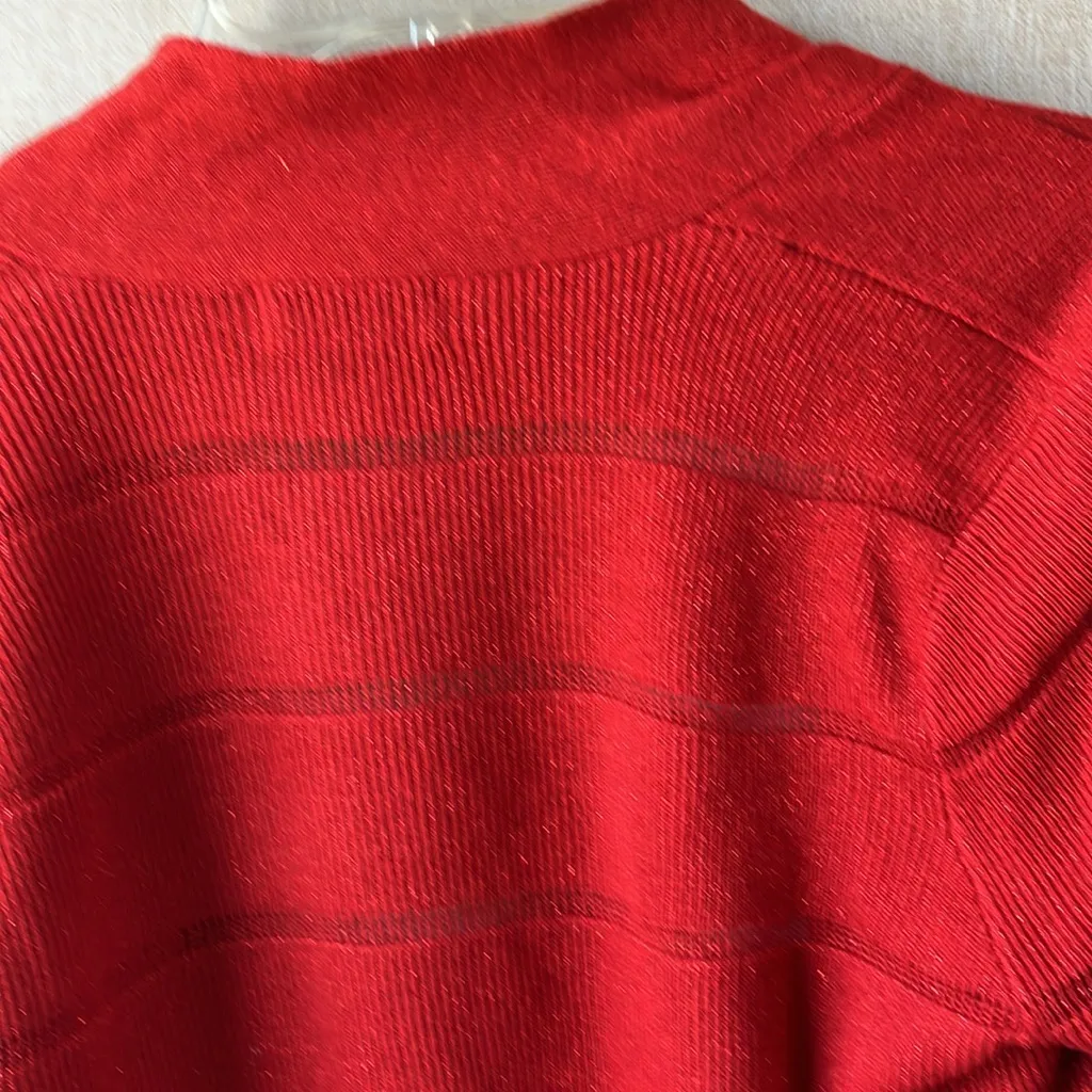 Calvin Klein Vibrant Red shrug large - Image 13
