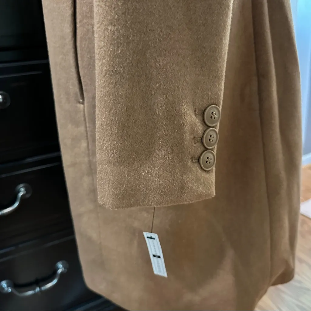 Halogen Camel Wool-Blend Coat Women’s Size 12 NWT - Image 7