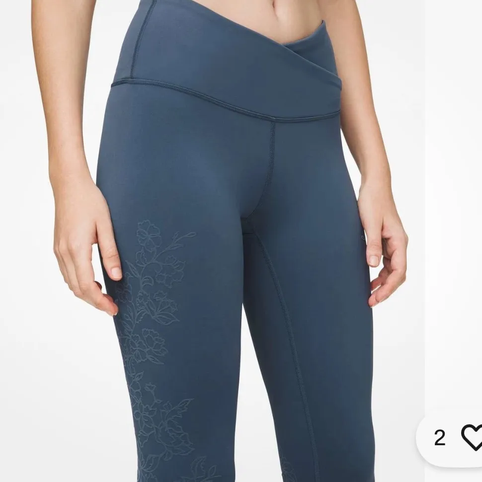 Lululemon Always on High Rise Tight Flocked Everlux Code Blue - Image 3