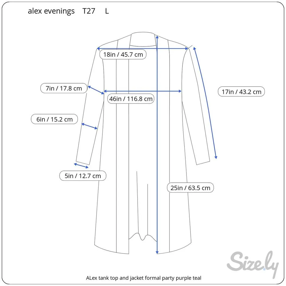 Alex tank top and jacket formal party purple teal sparkle - Image 4