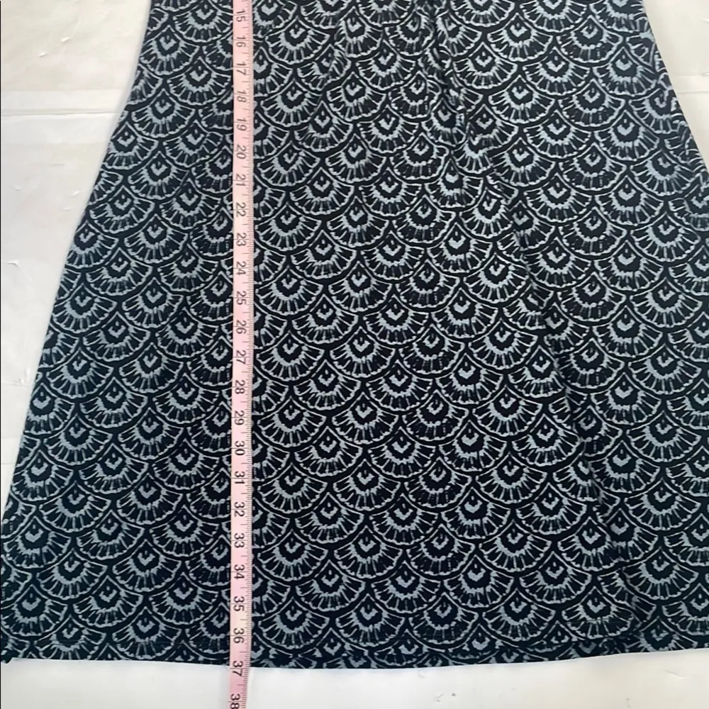 Fresh Produce Black and Grey Ruffled Front V-Neck Short Sleeve Dress Small - Image 14