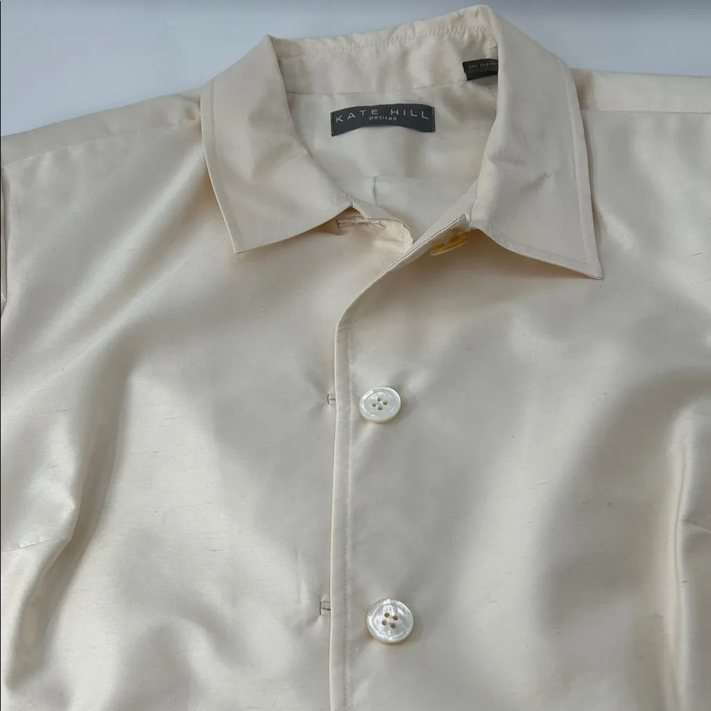 Kate Hill Women's Cream Blazer - Image 7