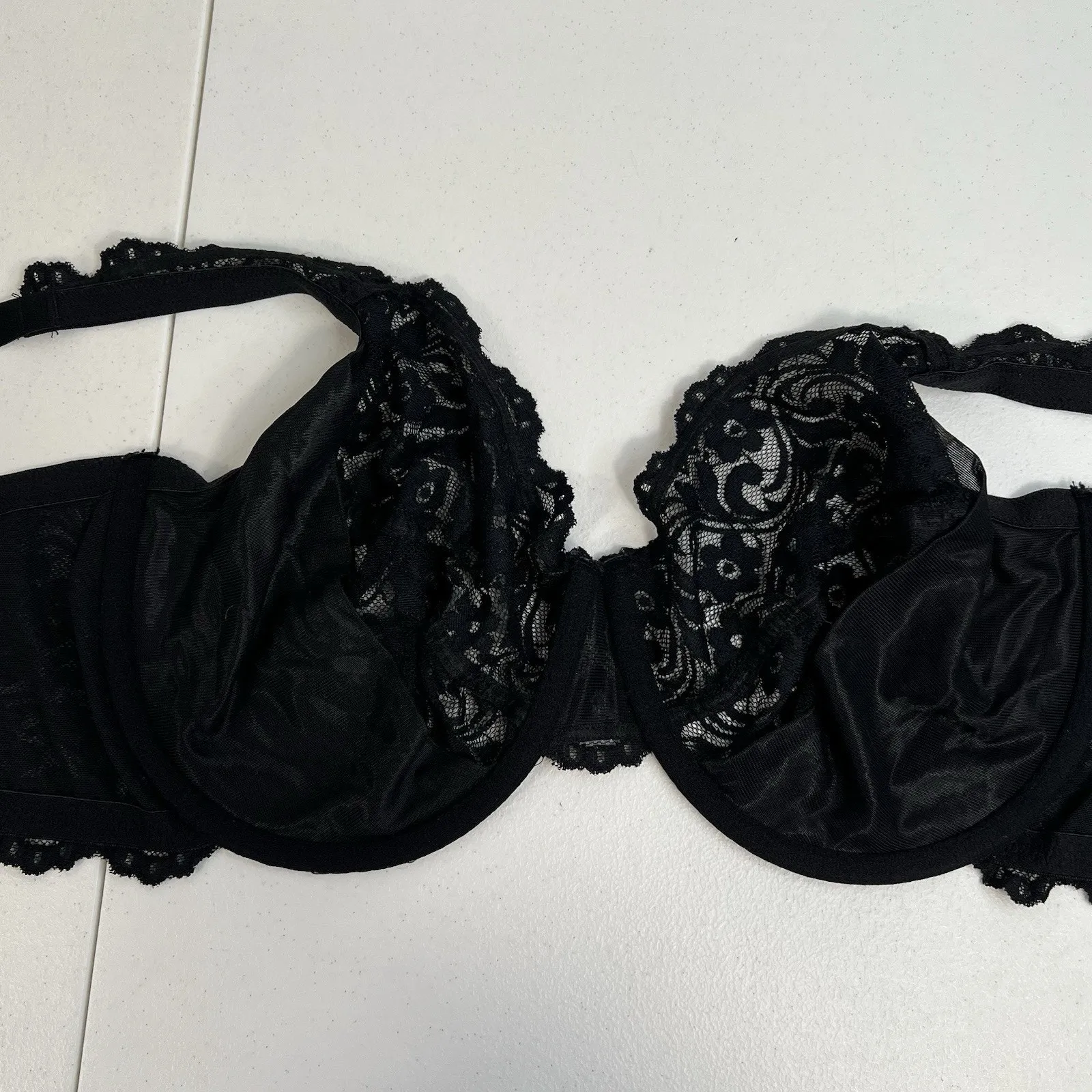 Smart And Sexy 42DD Bra Signature Lace Unlined Underwire In Black SA964 - Image 9