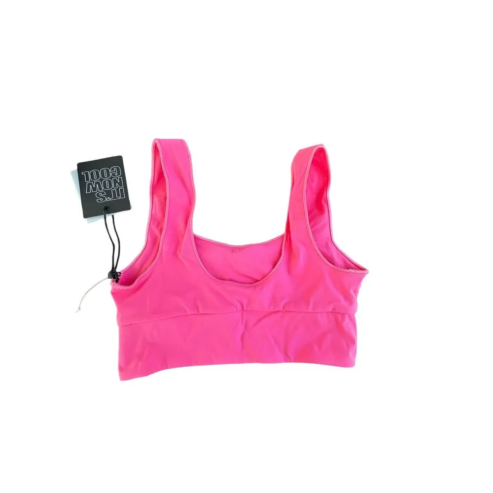 Its Now Cool at Free People The Contour Surf Bikini Top Cadillac Pink Size 10 - Image 8