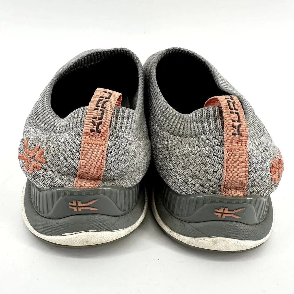 Kuru Stride Slip On Walking Shoes Sock Like Lightweight Breathable Gray 5 - Image 6
