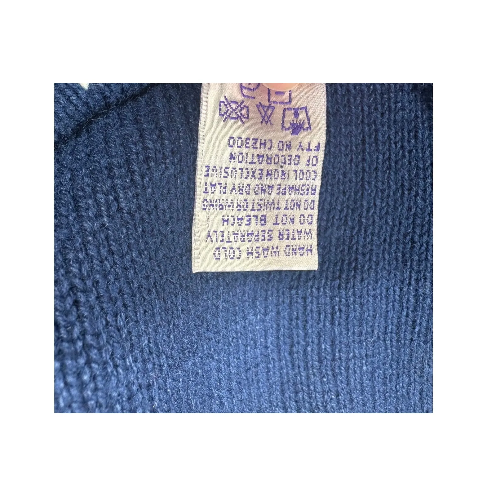 Vintage Susan Graver Women's Embroidered Cardigan Whimsical Patriotic Festive M Blue Size L - Image 4