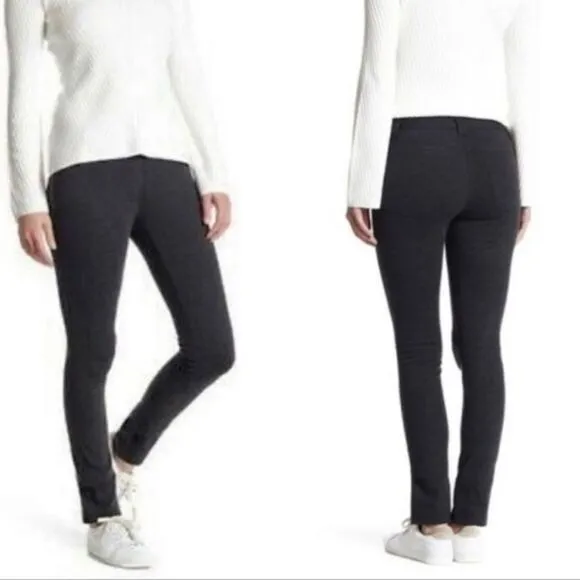 Theory Elly Rave charcoal grey pull on pants - Image 2