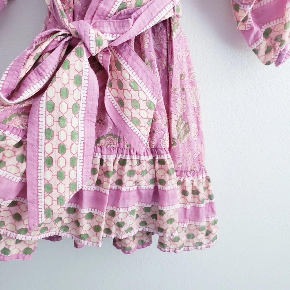 Cleobella Magdalena mini wildflower balloon sleeve dress - Image 6