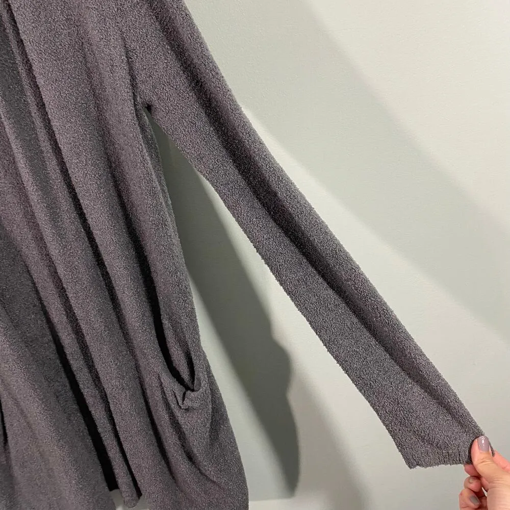Barefoot Dreams Women's Grey Bamboo Chic Lite Open Front Cardigan Size S - Image 6