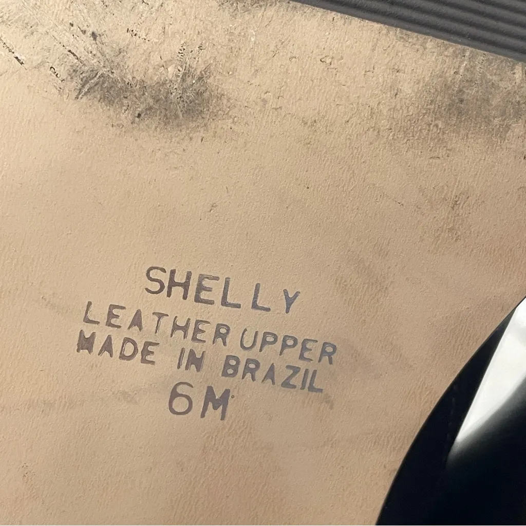 Markon Shelly Boots leather calf chunky heel womens Brown size 6M y2k vintage - Image 3