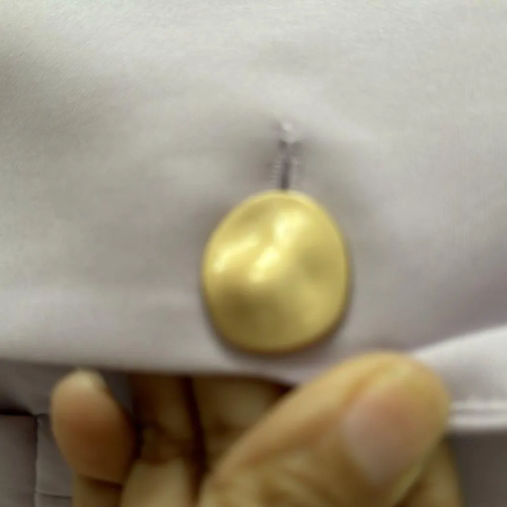 Pretty Little Thing Blazer Dress Gold Button Purple Size 2 - Image 4