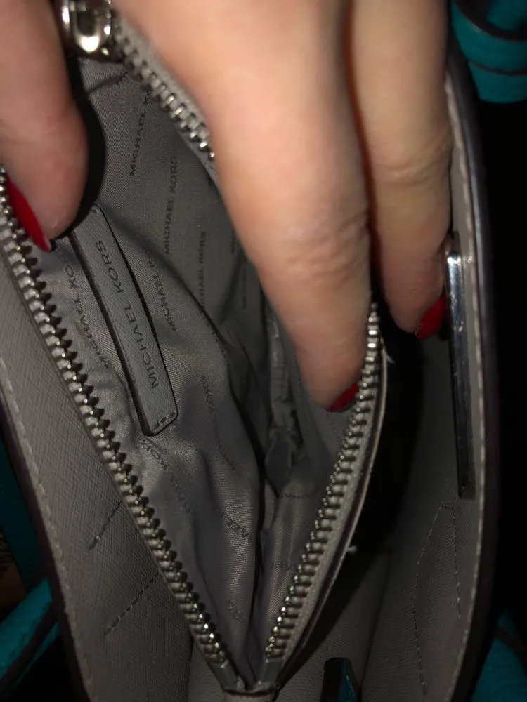 Michael Kors Teal  Satchel - Image 2