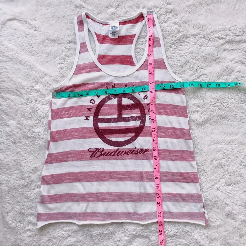 Made in America Striped Tank Top Sleeveless Small Casual Soft Graphic - Image 8