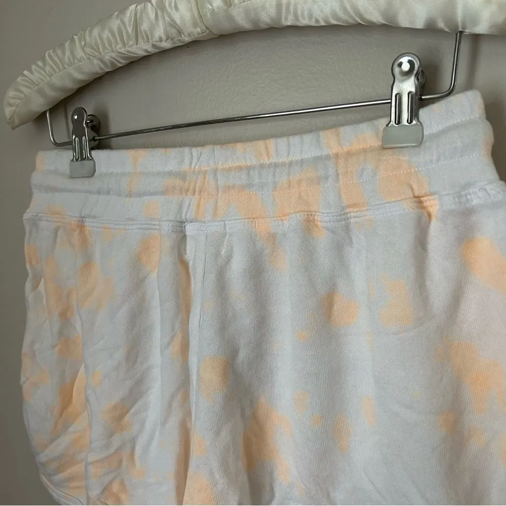 Sundry Shorts Athleisure Orange Tie Dye White Casual Comfy Pockets Adjustable - Image 6