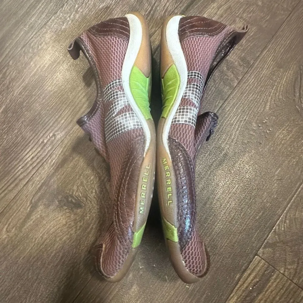 Merrell barefoot front zip brown lightweight ortho shoes - Image 4