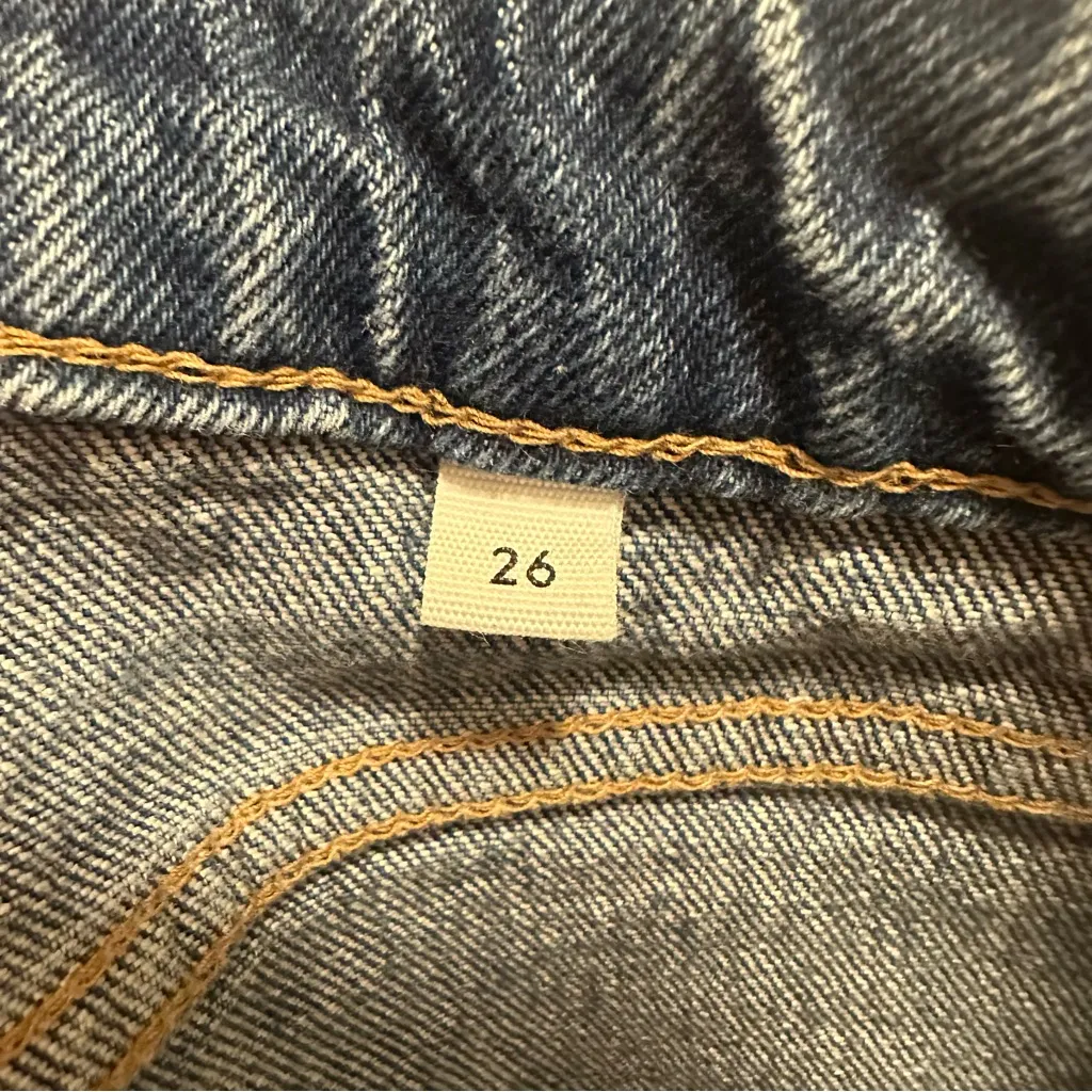 Aritzia Denim Forum Rowan Super Hi-rise Straight Jean Size 26 - Image 6