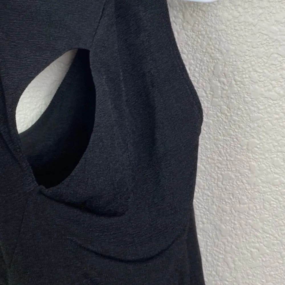 Socialite Black One Shoulder Cutout Bodysuit - Image 4