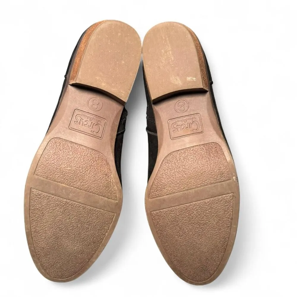 Circus by Sam Edelman Women's Black Suede low heel Ankle Booties Size 8 - Image 4