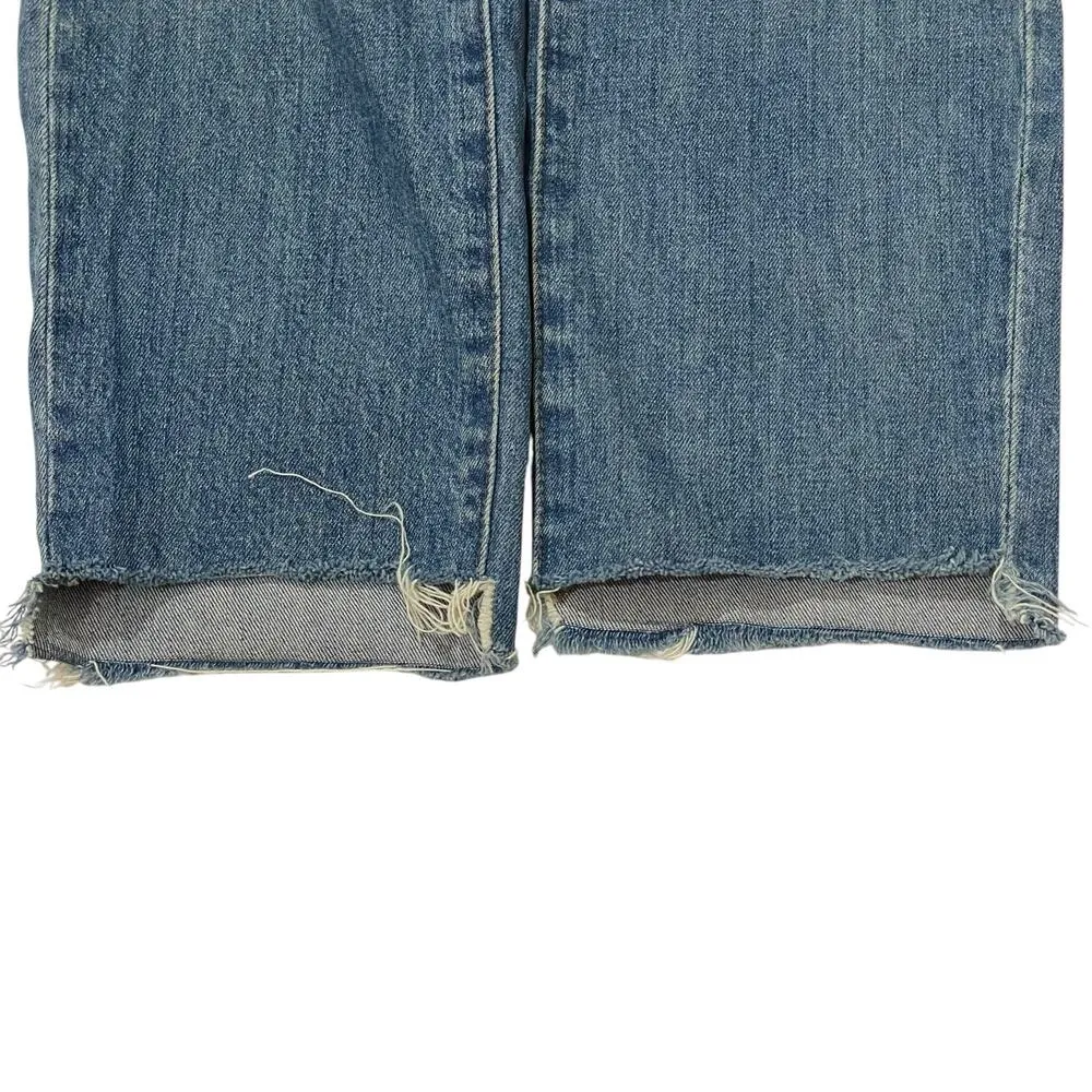 Madewell The High-Rise Slim Boyjean in Lita Wash: Step-Hem Edition - 25 - Image 11