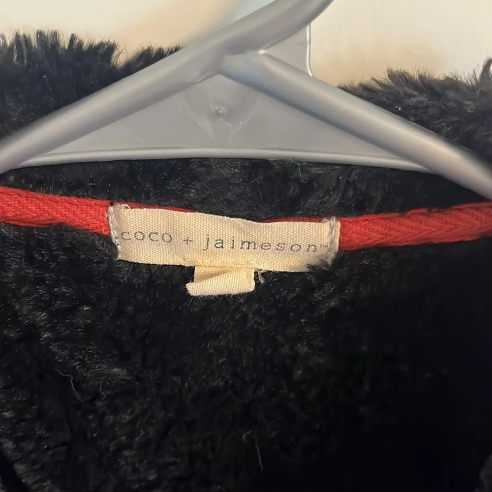 Fluffy vest Black Size L - Image 2