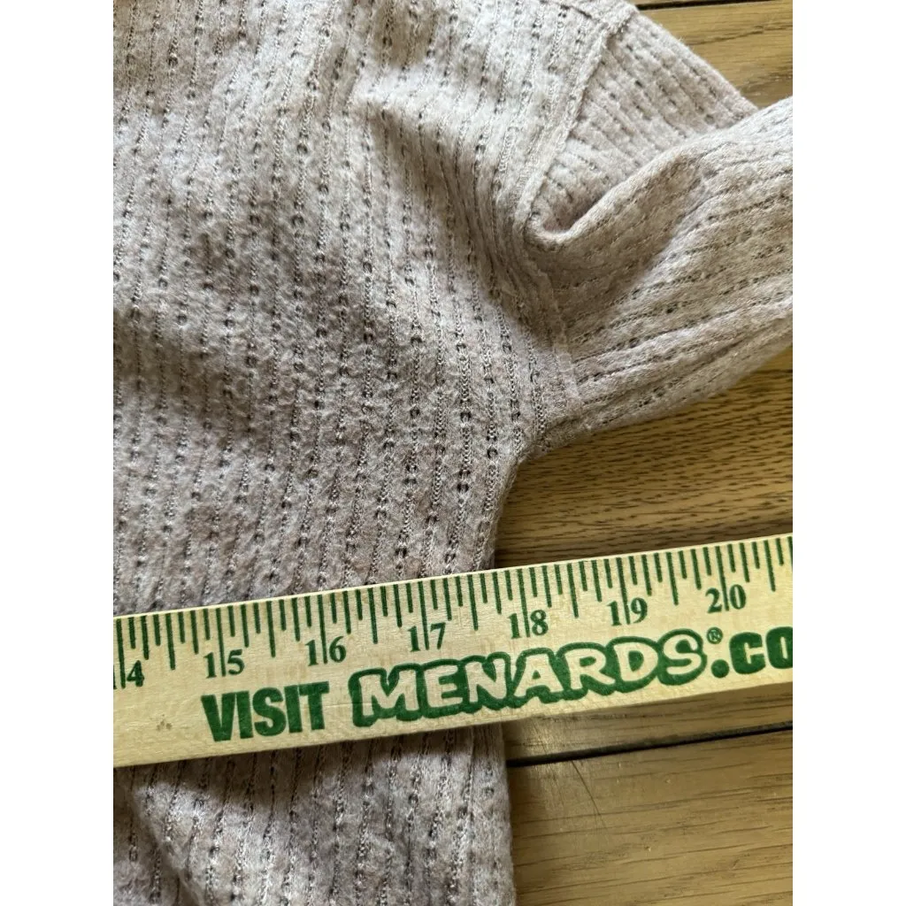 Anthropologie Maeve Cowl Addie Ruffled Hacci Pullover Long Sleeve‎ Sweater Sz XS - Image 5