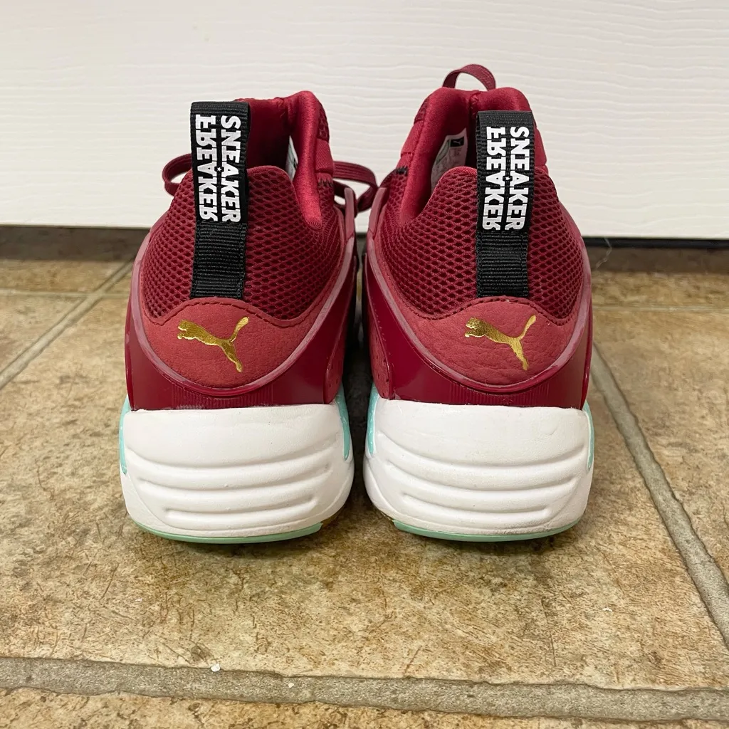 Puma Trinomic Blaze Sneakers Burgundy Red US 8 EUR 40.5 - Image 4