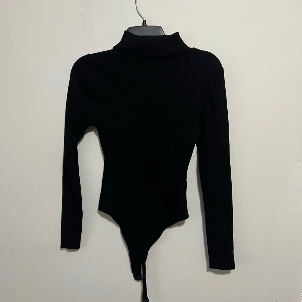 Black Turtleneck bodysuit - Image 2