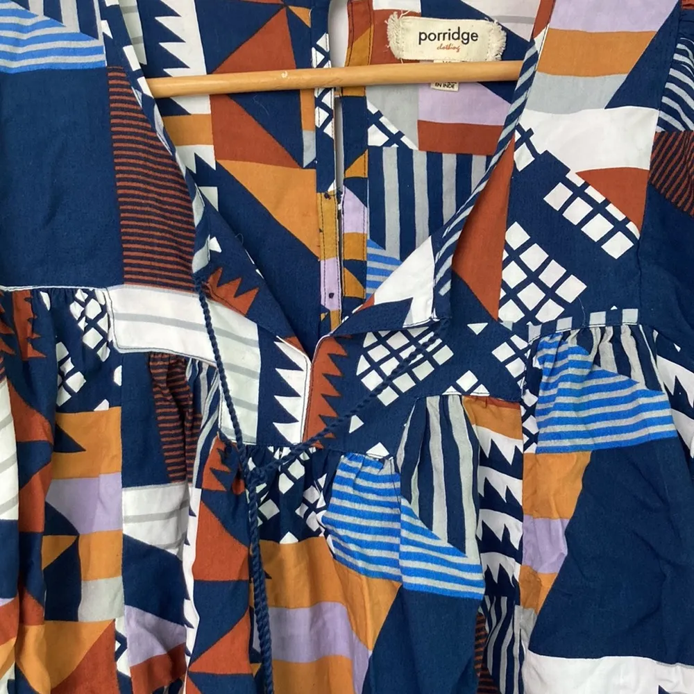 PORRIDGE {Anthropologie} |Ventura Abstract Blouse sz XS - Image 4