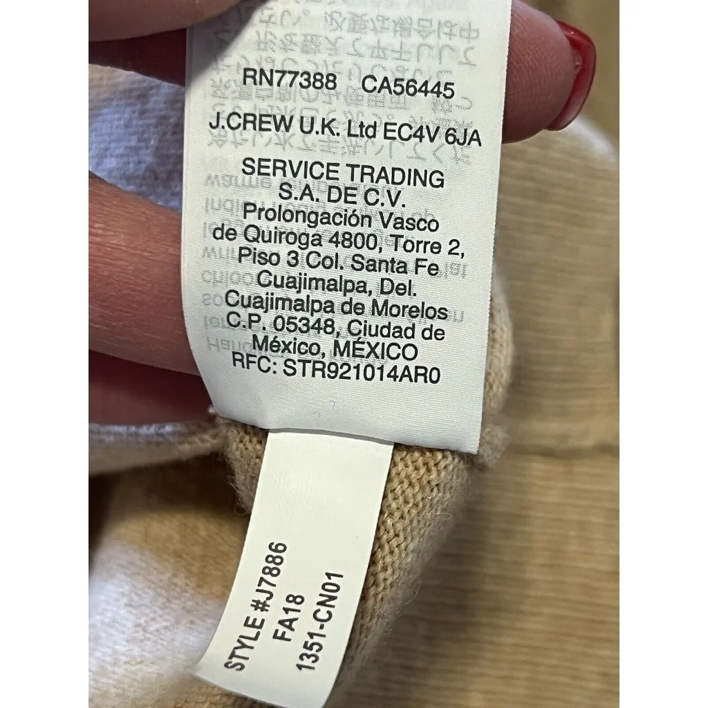 J.Crew Mercantile Womens XS ~ Knit Wool Blend Crew Neck Sweater‎ casual party - Image 9