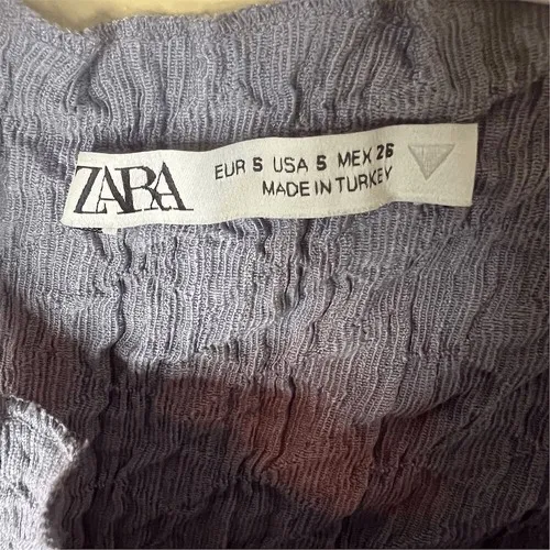 Zara Cutout Top‎ Sleeveless Textured Purple Gray Tank Modern Chic Trendy Womens - Image 4