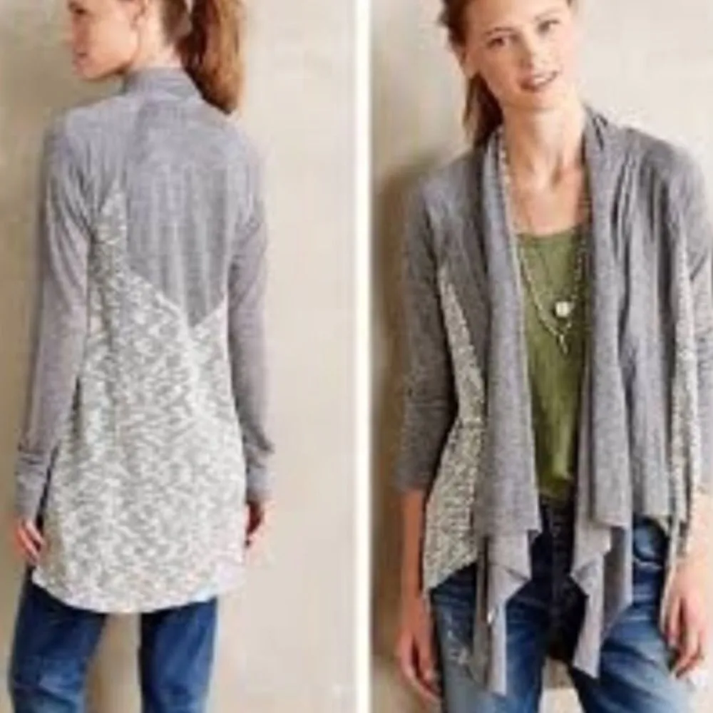 NWOT Anthropologie Tiny Cream Cardigan - Image 9