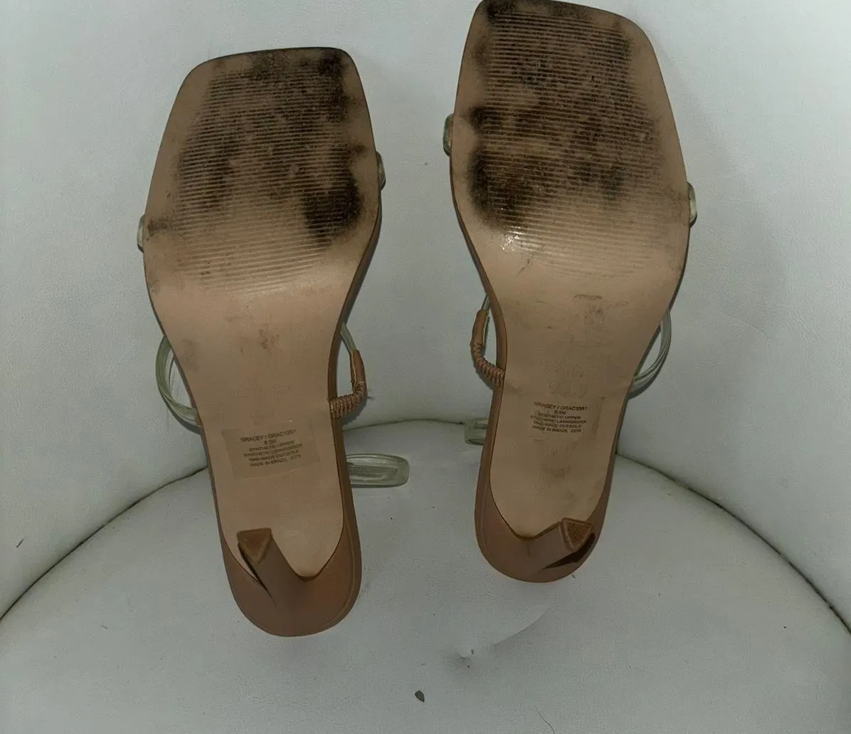 Steve Madden clear strap heels  - Image 4