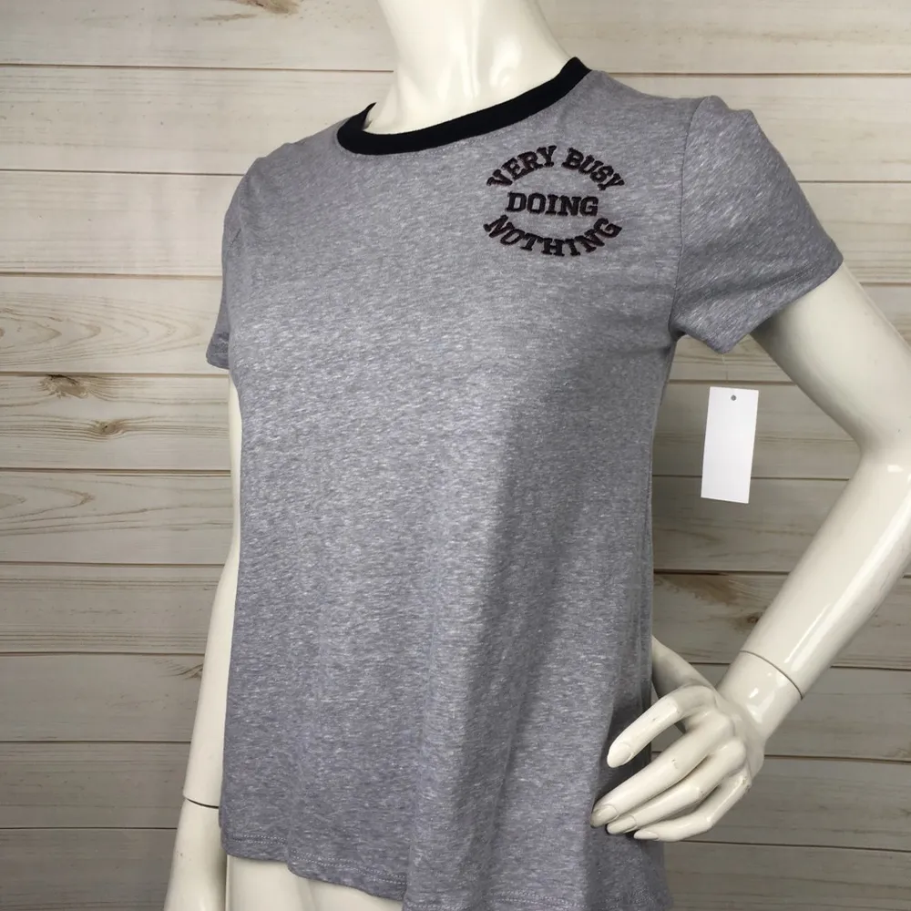 Very Busy Doing Nothing Tshirt Gray - Image 4