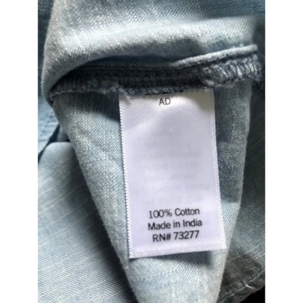 SO Lightwash Belted Long Sleeve Denim Shirt Dress - Image 7