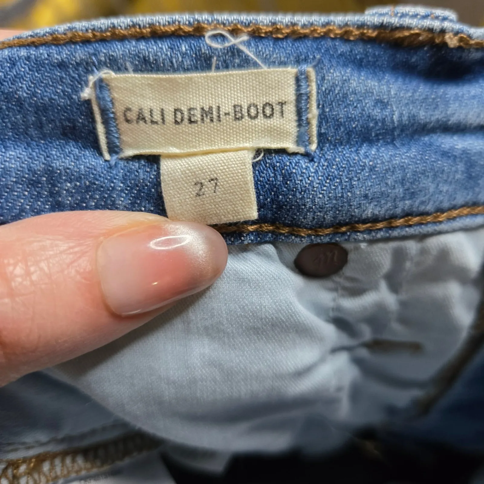 Madewell Cali Demi-Boot Jean in Fleetwood Wash Size 27 High Rise - Image 5