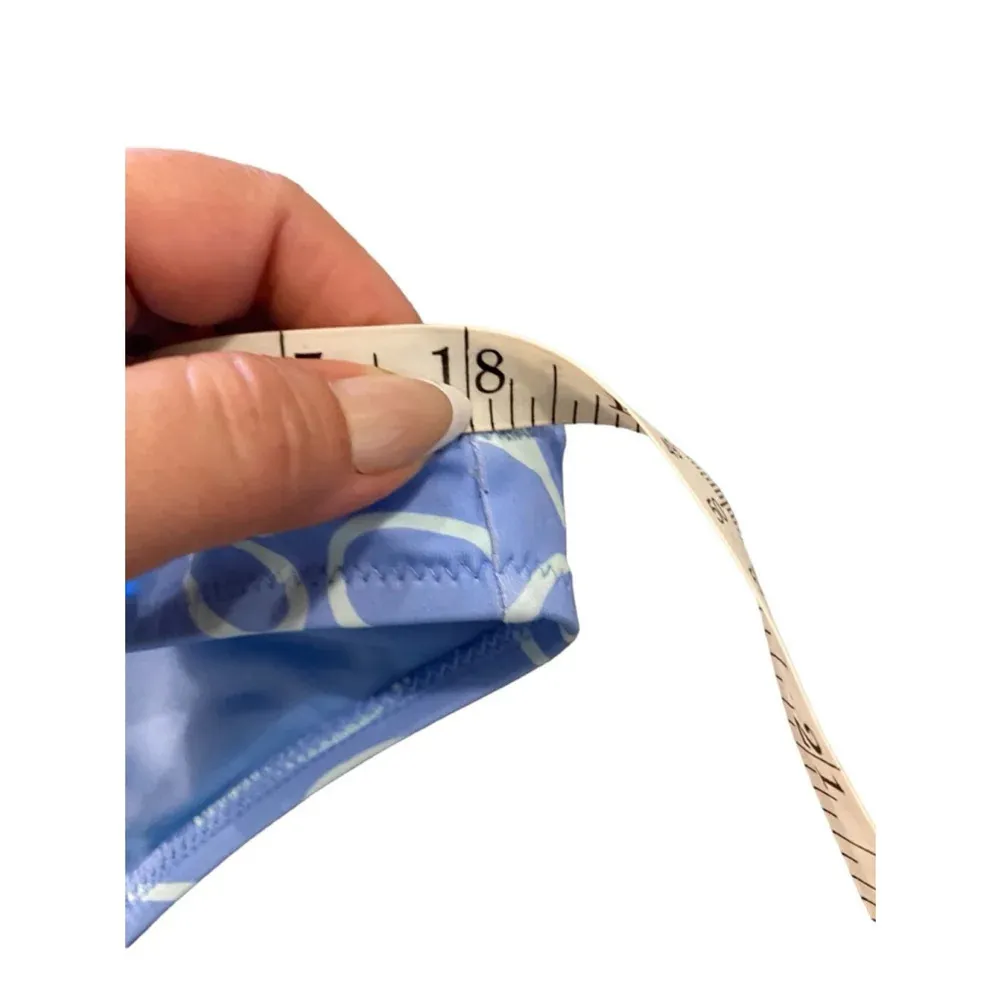 Women's Billabong Swimsuit Bottom Blue White Bikini bottoms vacation swimwear - Image 13